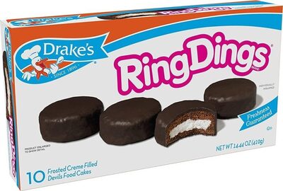 Frosted Creme Filled Devils Food Cakes, Frosted Creme Filled