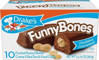 Frosted Peanut Butter Creme Filled Devils Food Cakes, Frosted Peanut Butter Creme Filled