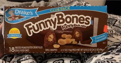 Frosted Peanut Butter Creme Filled Devils Food Cakes, Frosted Peanut Butter Creme Filled