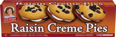 Raisin Creme Pies Sandwich Cookies, Raisin Creme