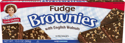 Fudge Brownies With English Walnuts