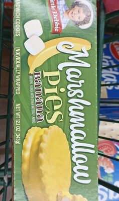 Banana Marshmallow Pies Sandwich Cookies, Banana