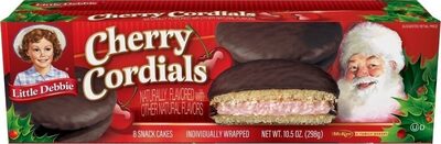 Cherry Cordials Snack Cakes, Cherry Cordials