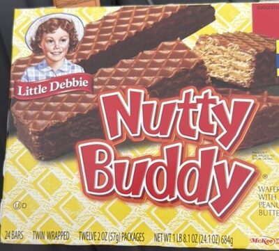 Wafers With Peanut Butter, Peanut Butter