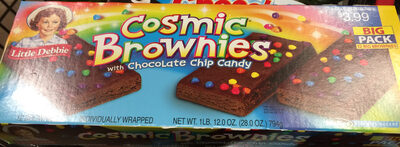 Cosmic Brownies With Chocolate Chip Candy, Cosmic With Chocolate Chip Candy