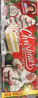 Christmas Tree Snack Cakes
