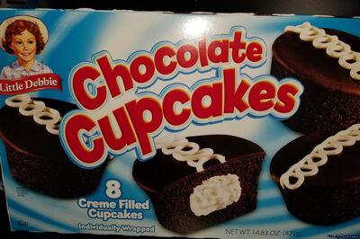 Creme Filled Cupcakes, Chocolate
