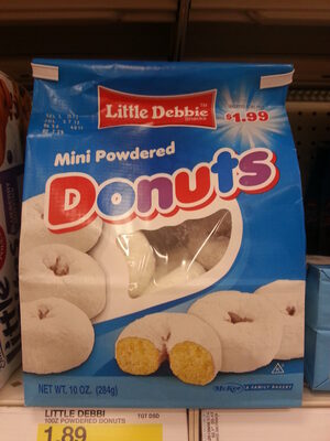 Mini Powdered Donuts, Powdered