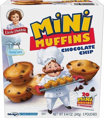 Chocolate Chip Mini Muffins, Chocolate Chip