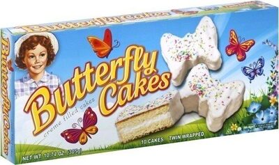 Creme Filled Butterfly Cakes, Creme