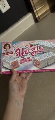 Sparkling Strawberry Unicorn Cakes, Strawberry