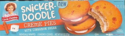 Snicker-Doodle Creme Pies With Cinnamon Sugar Sandwich Cookies, Snicker-Doodle