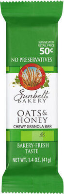 Oats & Honey Chewy Granola Bar, Oats & Honey
