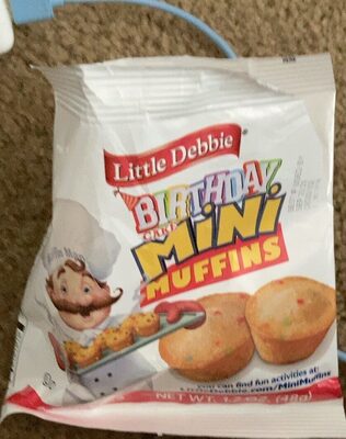 Birthday Cake Mini Muffins, Birthday Cake