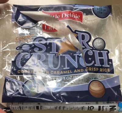 Cookie With Caramel And Crisp Rice Cosmic Snack, Caramel And Crisp Rice