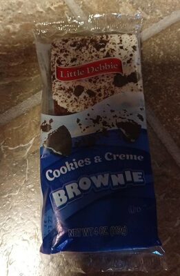 Cookies & Creme Flavored Brownie, Cookies & Creme