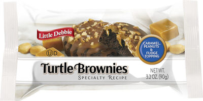 Caramel, Peanuts & Fudge Topping Turtle Brownies Specialty Recipe, Caramel, Peanuts & Fudge Topping