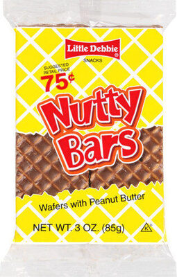 Wafers With Peanut Butter, Peanut Butter