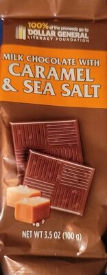 Milk Chocolate With Caramel & Sea Salt, Caramel & Sea Salt