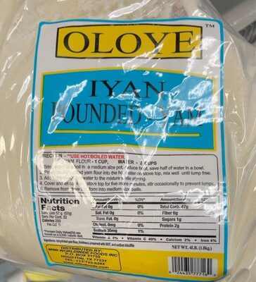 Iyan Pounded - Yam