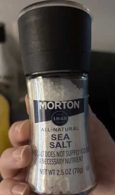 Morton Sea Salt Grinder, 2.5 Oz