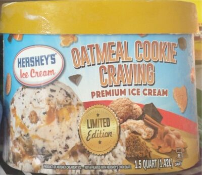 Oatmeal Cookie Craving Premium Ice Cream, Oatmeal Cookie Craving