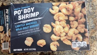 Lightly Breaded Wild Gulf Po'Boy Shrimp, Lightly Breaded