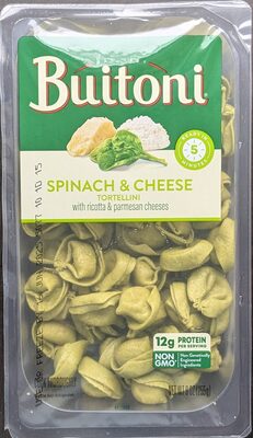 Spinach & Cheese Tortellini With Ricotta, Parmesan & Romano Cheeses, Spinach & Cheese Tortellini