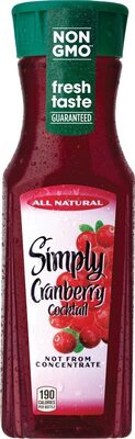 Simply Cranberry Cocktail Bottle, 11.5 fl oz