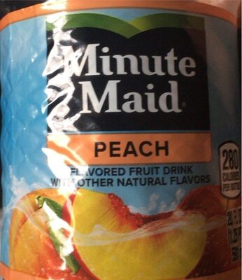 Minute Maid Peach Bottle, 20 Fl Oz, Peach