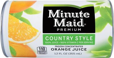 Country Style Frozen Concentrated Orange Juice, Country Style