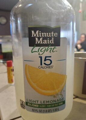 Minute Maid Light Lemonade Bottle, 52 fl oz