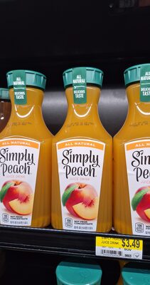 Simply Peach Bottle, 52 fl oz