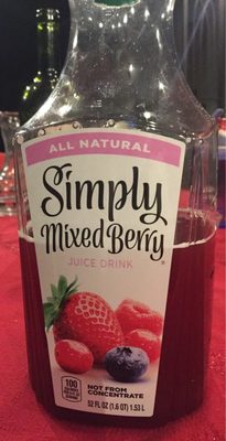 Mixed Berry Juice Drink, Mixed Berry