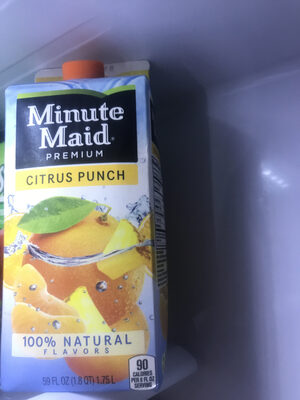 Minute Maid, Juice, Citrus Punch, Citrus Punch