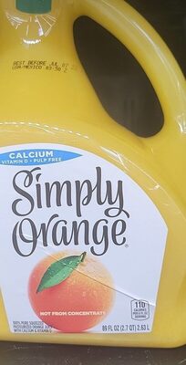 Calcium, Vitamin D Pulp Free Orange Juice, Calcium, Vitamin D Pulp Free