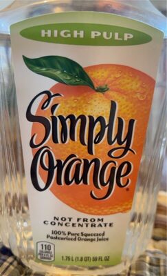 High Pulp Orange Juice, High Pulp