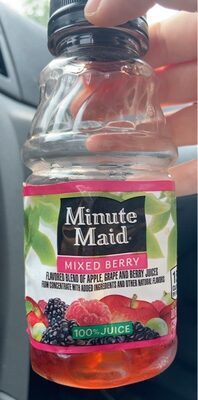 Minute Maid Mixed Berry Juice Bottle, 10 fl oz