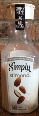 Simply Almond Original Unsweetened Bottle, 46 Fl Oz