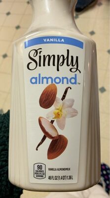 Simply Almond Vanilla Bottle, 46 Fl Oz, Vanilla