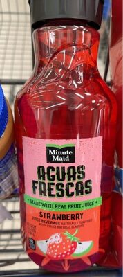 Acuas Frescas Strawberry Juice Beverage, Strawberry