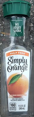 Orange Juice, Pulp Free