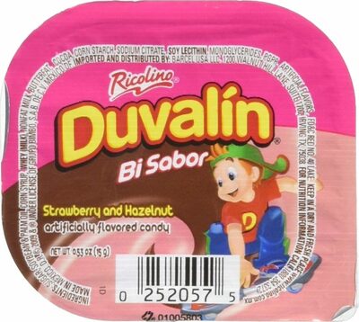 Hazelnut & Strawberry Flavored Duvalin, Hazelnut & Strawberry