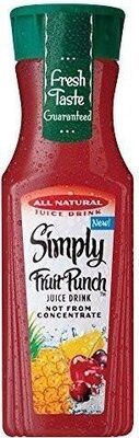 Simply Fruit Punch, Juice Drink