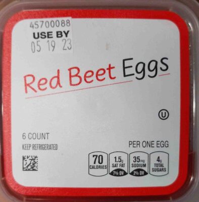 Red Beet Eggs, Red Beet