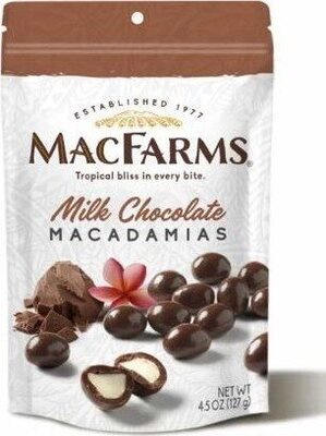Milk Chocolate Macadamias, Milk Chocolate