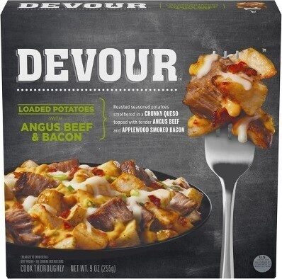 Devour Loaded Cheesy Potatoes With Angus Beef & Bacon, 9 Oz
