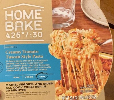 Home Bake 425 / :30 Creamy Tomato Tuscan Style Pasta, 20.6 Oz