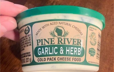 Garlic & Herb Cold Pack Cheese Food, Garlic & Herb