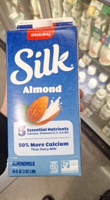Silk Extended Shelf Life Pure Almond 64oz Original